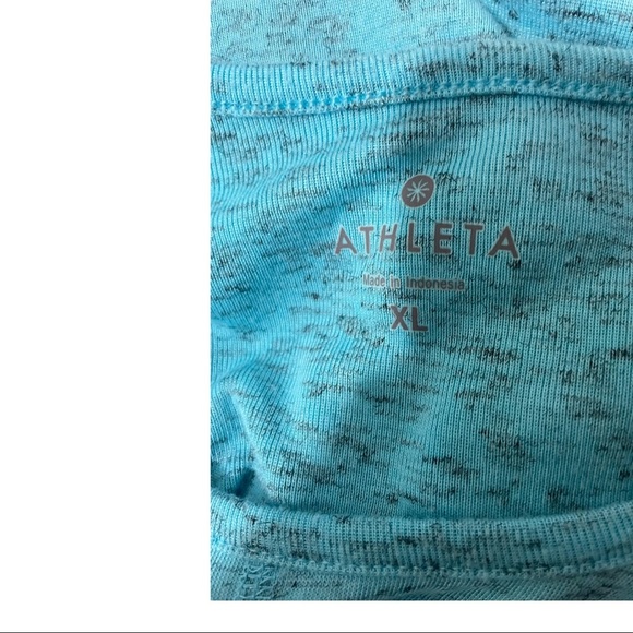 Athleta tank top racer back blue black Size X-Large - Picture 5 of 5